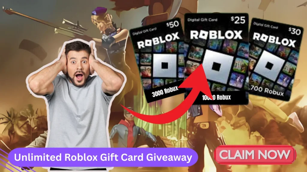 Unlimited Roblox Gift Card Giveaway
